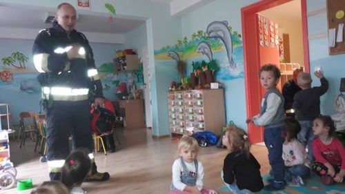 Przedszkole Żłobek Centrum Terapeutyczne | Limanowa Mordarka Przyszowa | skrzatek.eu|Próbna ewakuacja przeciwpożarowa