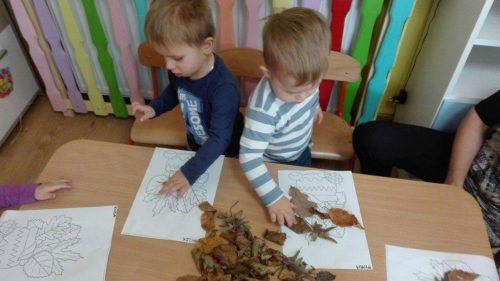 Przedszkole Żłobek Centrum Terapeutyczne | Limanowa Mordarka Przyszowa | skrzatek.eu|WYKLEJANKA Z LIŚCI :)