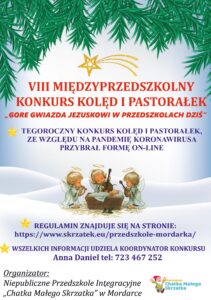 Przedszkole Żłobek Centrum Terapeutyczne | Limanowa Mordarka Przyszowa | skrzatek.eu|Zaproszenie do wzięcia udziału w VIII Międzyprzedszkolnym Konkursie Kolęd i Pastorałek