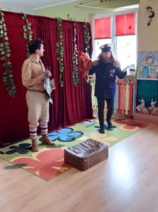 Przedszkole Żłobek Centrum Terapeutyczne | Limanowa Mordarka Przyszowa | skrzatek.eu|Przedszkole w Przyszowej odwiedził Teatrzyk 