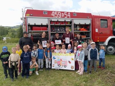 Przedszkole Żłobek Centrum Terapeutyczne | Limanowa Mordarka Przyszowa | skrzatek.eu|Wizyta Straży Pożarnej