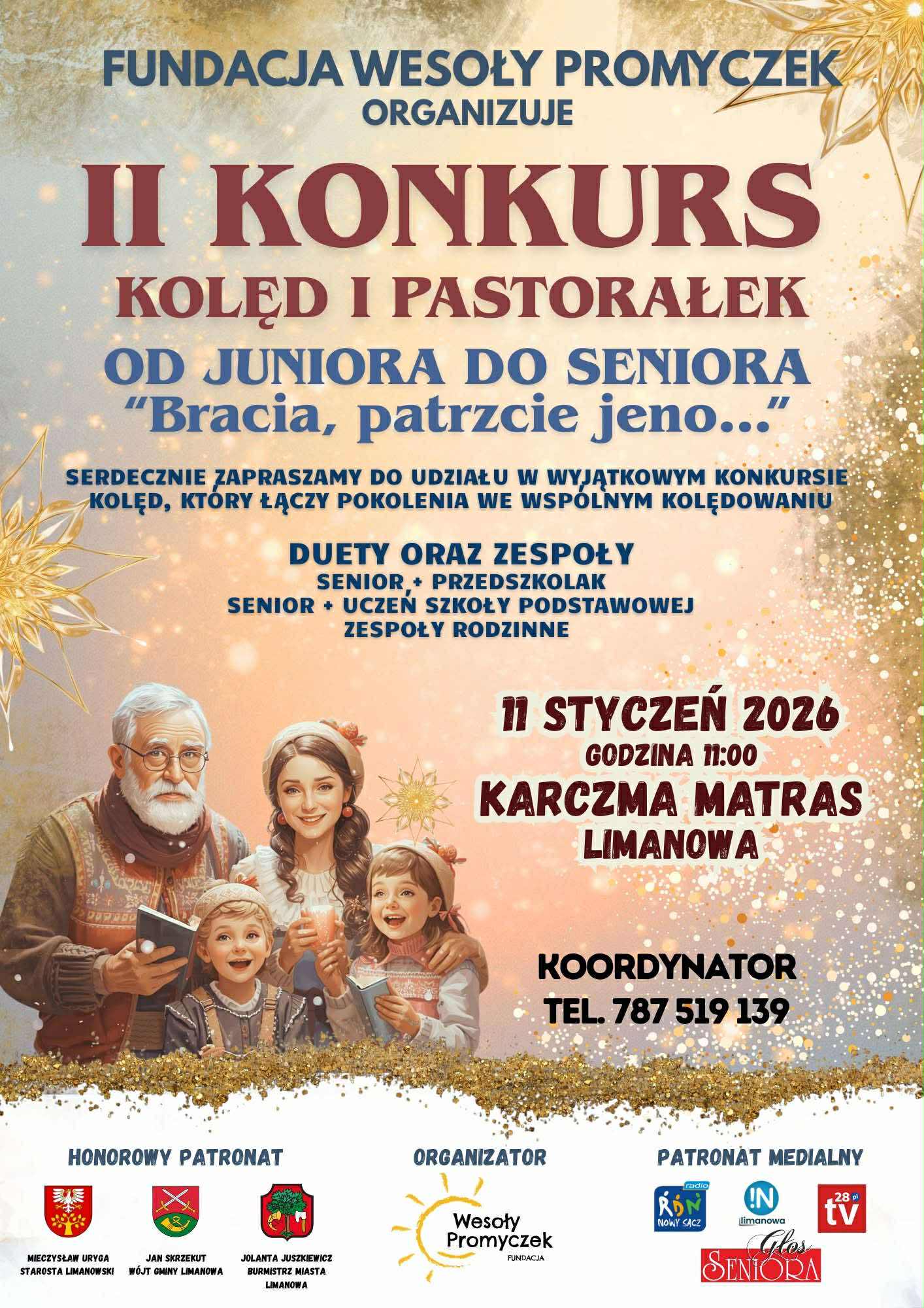 II KONKURS KOLĘD I PASTORAŁEK